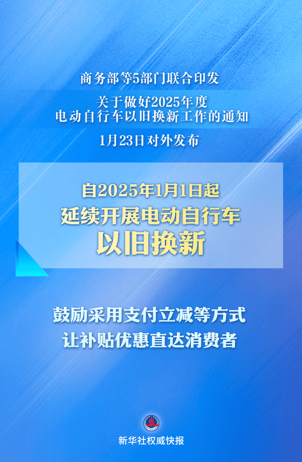 事关你的“小电驴”，以旧换新政策发布！